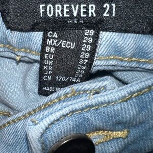 Forever 21 men's Light Blue Jeans